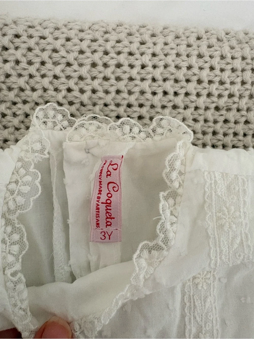 La Coqueta Ivory Herminia Ceremony Girl Dress